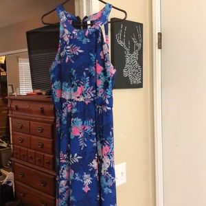 Long floral dress